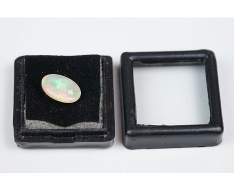 A cut opal, approx 2.88ct weight. 