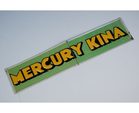 Vintage Mercury Kina advertising sign 