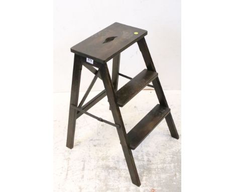 Vintage set of mahogany steps 