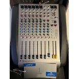 A SoundCraft E6 sound desk with flight case (located at Visions, Unit 14, Suttons Business Park,
