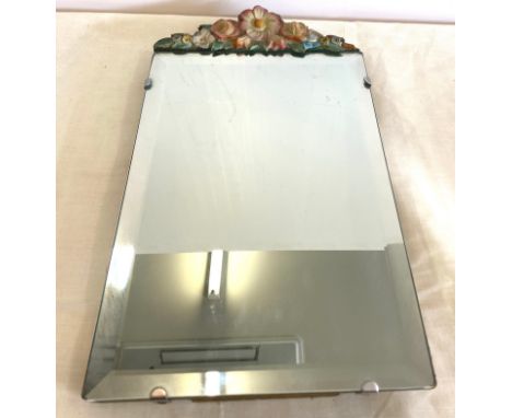 Flower framed vintage mirror 