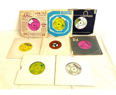 Selection of various 45's Lp's to include Rolling Stones etc 