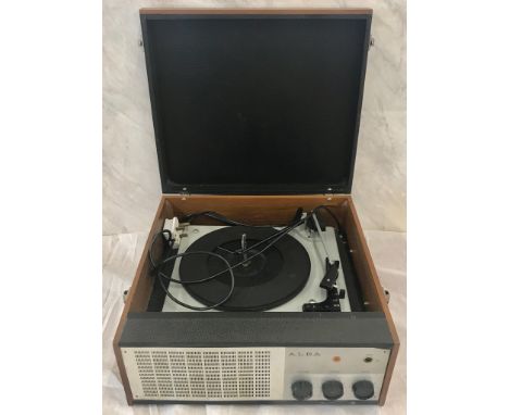 Vintage Alba record player, untested 