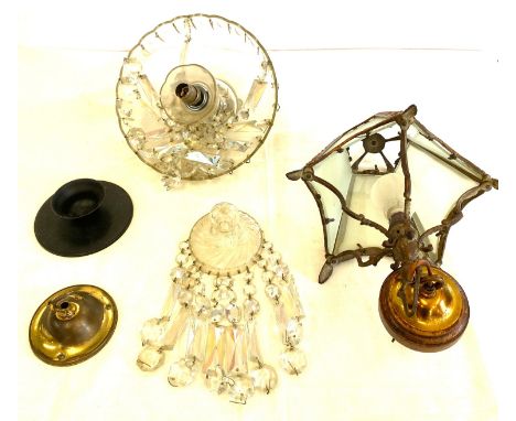 2 Vintage light shades 