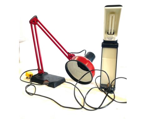 Anglepoise lamp and 1 other 