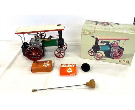 Boxed Mamod steam tractor traction engine 