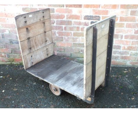 A VINTAGE SLINGSBY TROLLEY 105CM X 55 CM X 95 CM