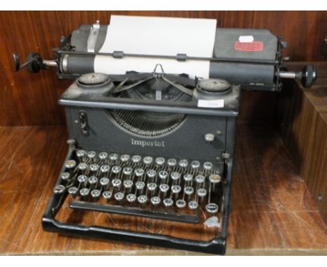 AN IMPERIAL TYPEWRITER