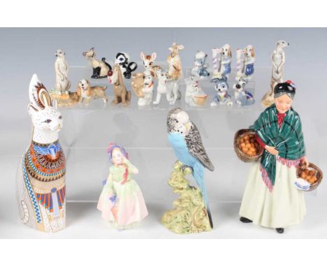 Fourteen Wade Hat and Drum Box figures in thirteen original boxes, including Disney and Animal Band characters, together with