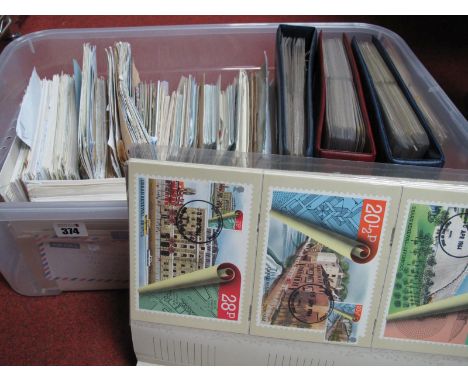 GB: A Large Accumulation of QEII First Day Covers, unused air letters, postal history and PHQ cards, hundreds of items, mixed