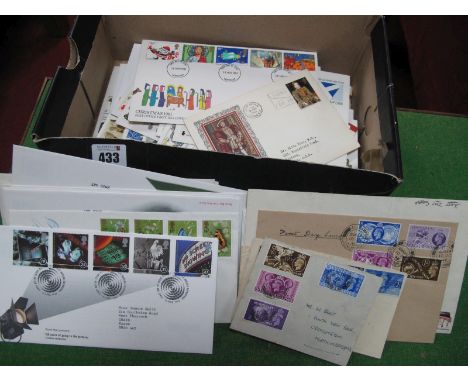 GB First Day Cover Collection from 1946 - 1990's, over seventy covers including illustrated Victory and Festival of Britain, 