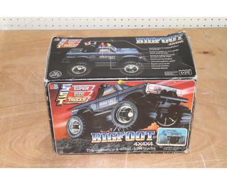 A boxed interactive play 4x4 model of a Big Foot by Supersize trucks
