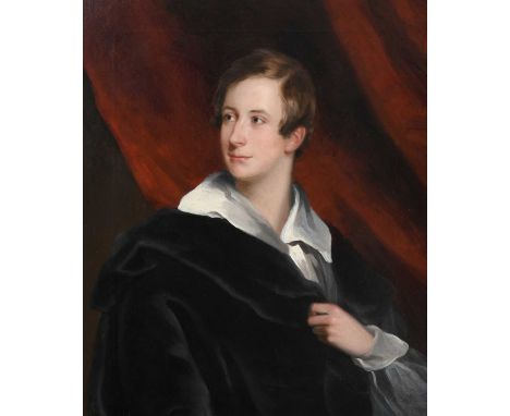 English School (19th century)Portrait of Augustus George Henry Desire Webster-Wedderburn (1821-1845), bust lengthIndistinctly