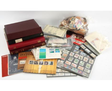 Stamps - Great Britain Collection - 1840 to 1980s, commencing with two 1840 Penny Blacks, first 4 margin tied to piece with r