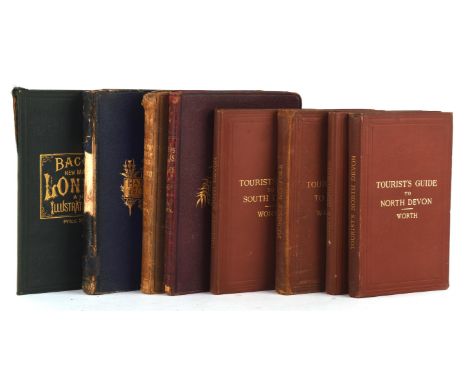 Bacon's New Map of London and Illustrated Guide, early 20th century, together with Philips' Handy Atlas of the Counties of Sc