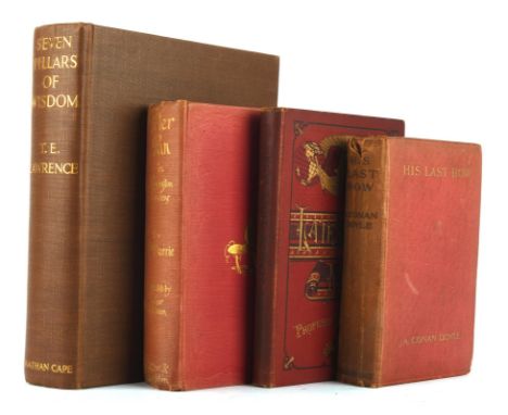 LAWRENCE, (T.E), Seven Pillars of Wisdom, London, Jonathan Cape, 1935, printed by The Alden Press, CONAN DOYLE, (Arthur), His