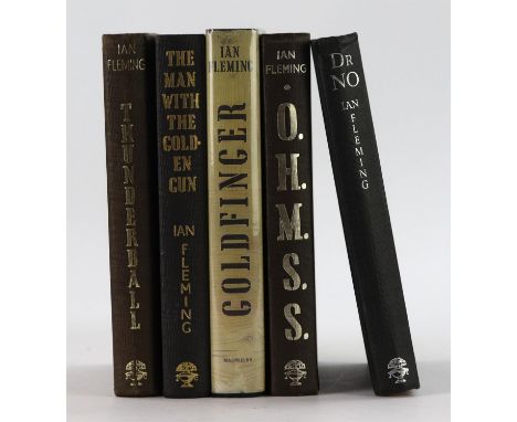 FLEMING, (Ian), Dr No, 1st edition, London, Jonathan Cape, 1958, together with Goldfinger, 1st edition, 1959, with facsimile 