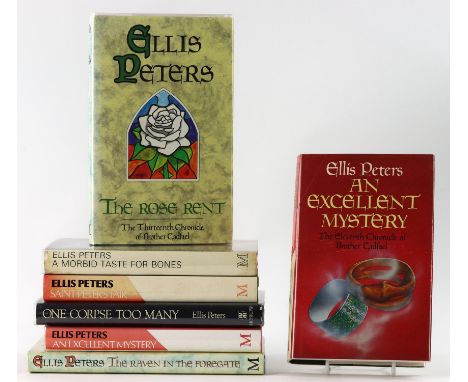 PETERS, (Ellis), A Morbid Taste for Bones, first edition, London, Macmillan Ltd, 1977, together with One Corpse Too Many, fir