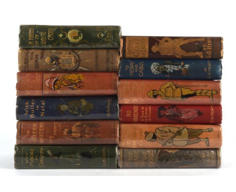HENTY, (G.A.), a group of 11 first editions, London, Blackie & Son, to include:  A Knight of the White Cross, 1896, With Kitc