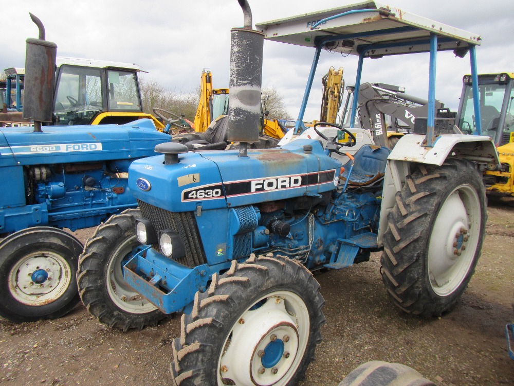Ford 4630 4wd Tractor Ser No BC74524