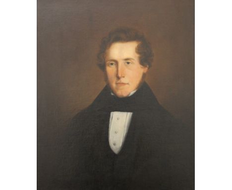 19TH CENTURY (British School), Portrait of a Gentleman, believed to be Dr James Simpson (the Scottish Obstetrician, who was t