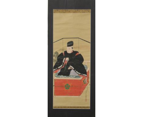 Six various Chinese scroll paintings, each mounted. The largest 41.5 x 130.5 cm overall.