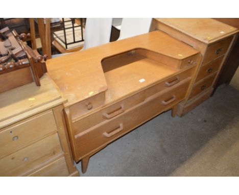 A G-plan light oak veneered dressing chest 