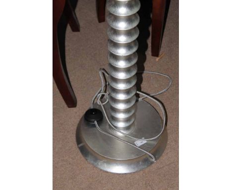 SILVERED STANDARD LAMP