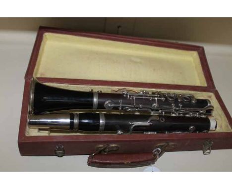 COMPOSITE CLARINETwith Yamaha mouthpiece, possibly Eastern European in origin, with 1969 impressed to base of clarinet, in ca
