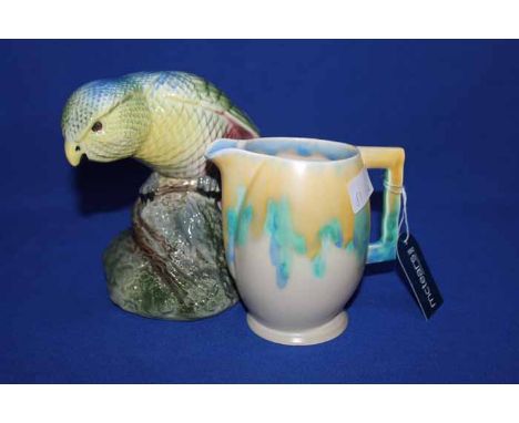 GROUP OF VARIOUS CERAMICSincluding two Wade vases, a ceramic parrot marked 'ENGLAND' and a Carltonware jug