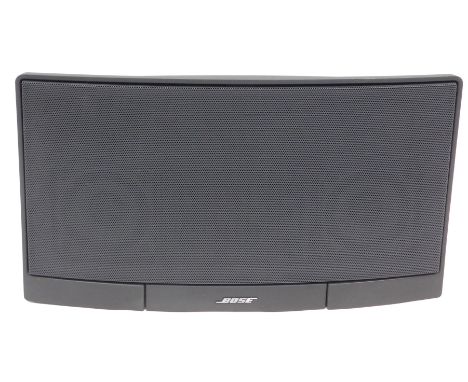 A Bose Lifestyle Roomate speaker and accessories. 