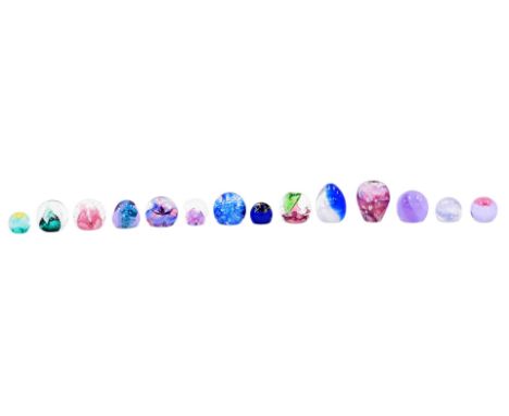 A quantity of Caithness paperweights, to include Wind Fall, Swirly Whirly, etc.