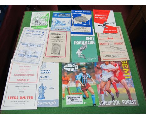 1959-60 Gateshead v Barrow Programme, 60.1 Halifax v Hartlepool, Bradford P.A v Accrington Stanley, 61.2 Bristol Rovers v Har