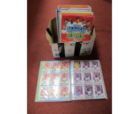 Topps Match Attax, and Magic Box Int trading cards, approximately 1800 in 6 albums. 