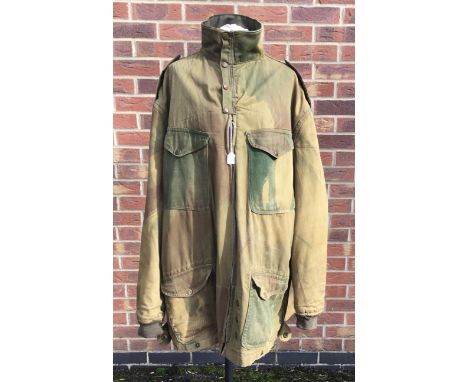 A  WW2 era 1943 dated 1st Pattern Denison paratrooper’s smock. Later privately tailored, possibly in the post war era. Once w