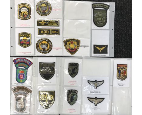 A good selection of modern Special Forces embroidered patches, from various countries. To include: Lithuanian parachute wings