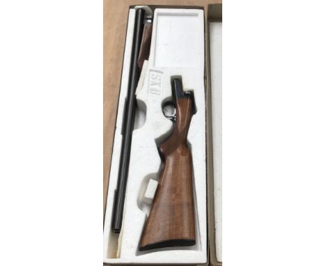 SKB side by side shotgun, number 5119227, barrel length 28”, in Original box.   You will need an in date Shotgun License to p