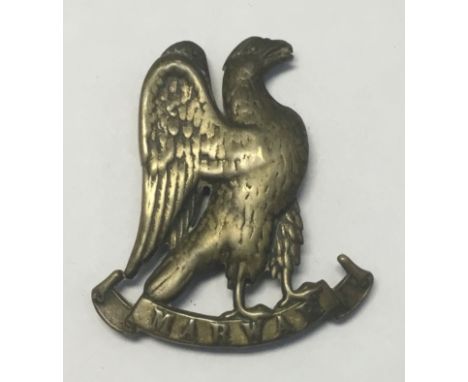 A scarce 19th/early 20th century Indian Army Jodphur Lancers badge, possibly a sleeve badge. Displaying an eagle sitting atop