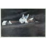 ‡ JOHN KNAPP-FISHER limited edition (411/750) print - 'Farm Buildings, North Pembrokeshire',