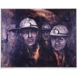 ‡ VALERIE GANZ limited edition (13/75) print - entitled, 'Four Colliers', signed and dated 1980,