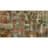 AFTER FRANCIS WHEATLEY R.A. lithographs with colour - Cries of London, variously engraved by
