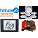 CHARITY LOT SUPPORTING TENOVUS CANCER CARE including a selection of paintings and collectables as