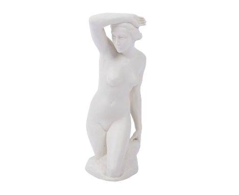 ROSENTHAL "Ausschauende" Mitte 20.Jh. Entwurf von Rudolf Kaesbach, Rosenthal, Kunstabteilung, Selb, um 1950, Biskuitporzellan