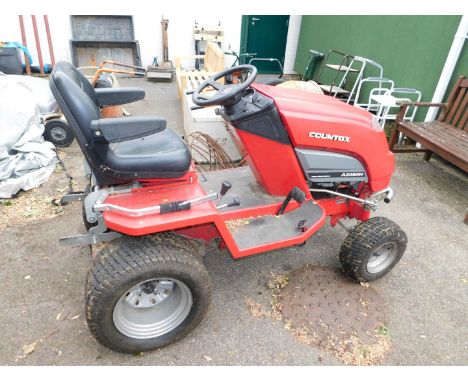 A Countax A2050H ride-on lawn mower, with Honda 20hp engine, with cutting deck, high grass mulch deck, powered grass collecto