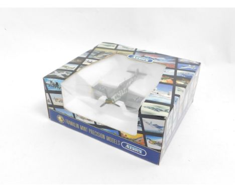 A Franklin Mint Precision Models die cast Messerschmitt BF109, B11 B5 999, scale 1:48, boxed.