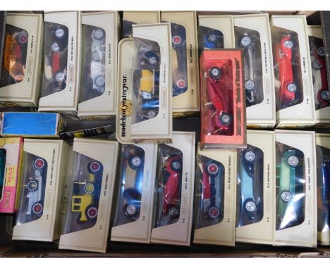 Matchbox Models of Yesteryear, die cast vintage motor cars, all boxed. (qty)