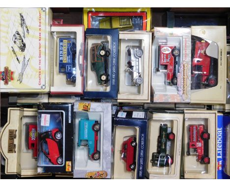 Matchbox Corgi Days Gone By, and other die cast cars, vintage trucks, etc, all boxed. (qty)