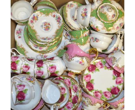 Tableware - a Paragon Rockingham pattern tea service, others including  Paragon Reproduction pattern and another Royal Albert