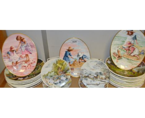 Collector's plates - Royal Doulton Village Life; Royal Worcester, Edwardian/ summer; etc