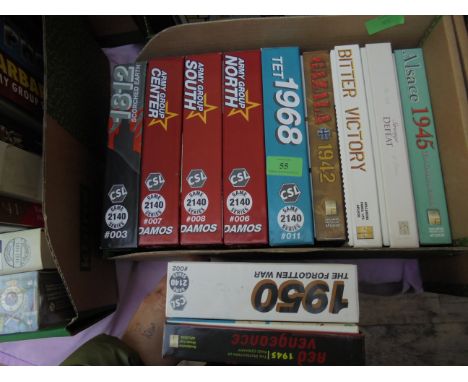 SECOND WORLD WAR AND OTHERS - 11 games:  Alsace 1945, Strange Defeat, Bitter Victory, Gazala, Tet 1968, Army Group North, Arm